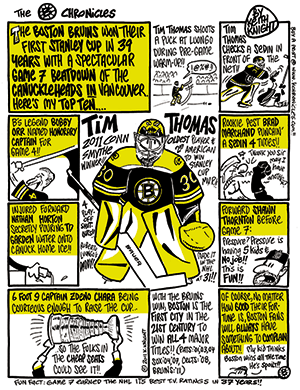 Boston Bruins Print Keith Knight's Bruins Comic